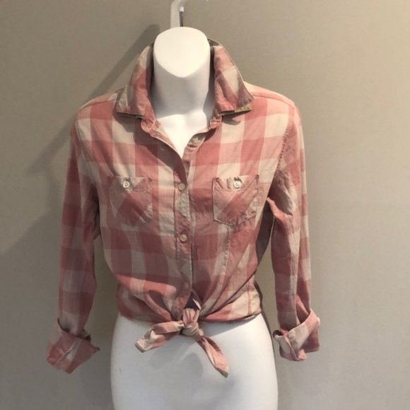 Pink Checkered Shirt - Picture 1 of 10